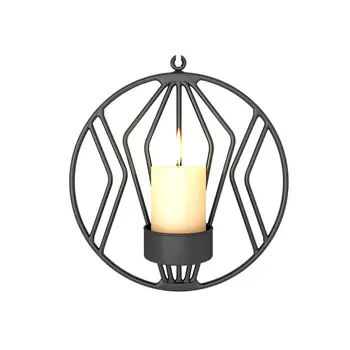 

Toque Visual, estilo nÃ³rdico, 3D geomÃ©trico | de Metal de pared vela titular de lÃ¡mpara de tÃ© pequeÃ±a luz adornos