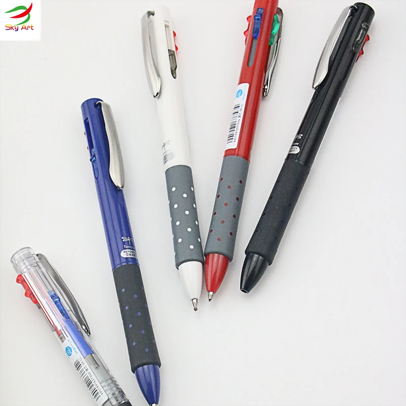 Tombow Reporter Smart 4 Ƽ  4  ũ 0.7mm 5  ٵ , 4 in 1,0 ߿ . 7mm (, , Ķ,  ũ)