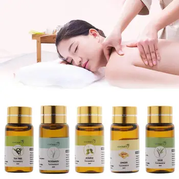 

5ML Pure Bath Oils Essential Oils Body Massage Oil Needles Plant Peppermint Oil Orange Essential Pine Moisturize Y7K6