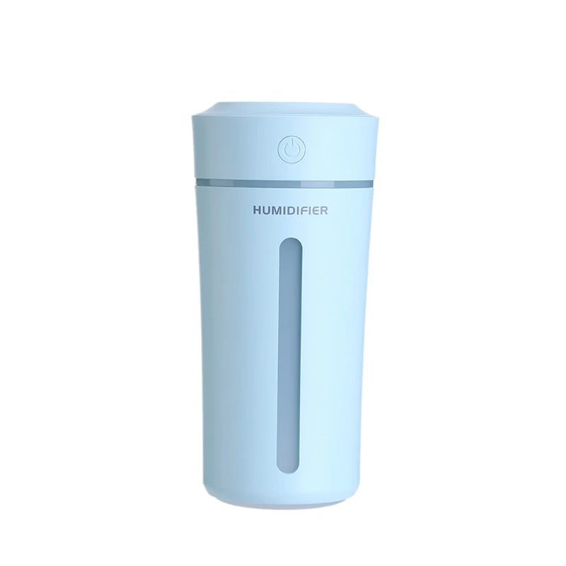 Blue 270 мл чашка увлажнитель воздуха USB Арома эфирные масла диффузор для дома и офиса диффузор для ароматерапии и увлажнитель светодиодный Ночной светильник лампа - Цвет: Blue