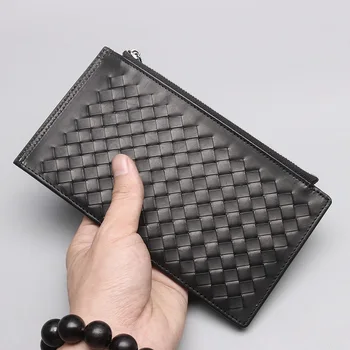 

The first layer of leather men's card holder wallet large capacity multi-function multi-card slot ultra-thin card holder new