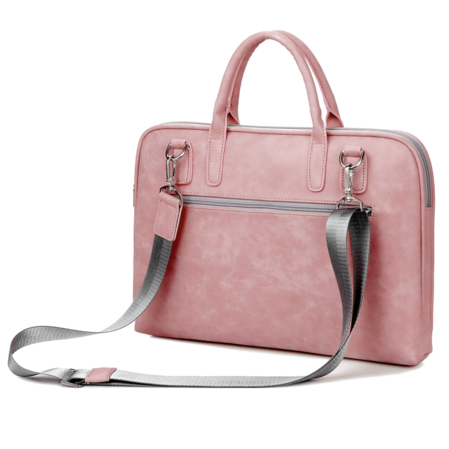 Pink Besegad модная сумка для ноутбука из искусственной кожи, чехол, чехол для Apple MacBook Mac Book Air samsung lenovo Dell 13/14/15,6 дюймов - Цвет: Pink