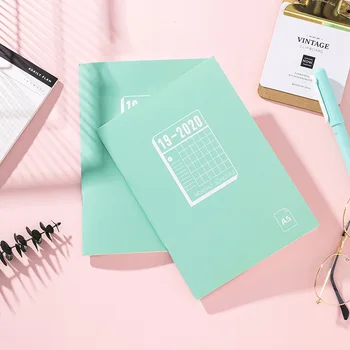 

Colorful Candy 2020 Calendar Saddle Stitching Notes Office Notebook Diary Paper Planner Book B5 A5