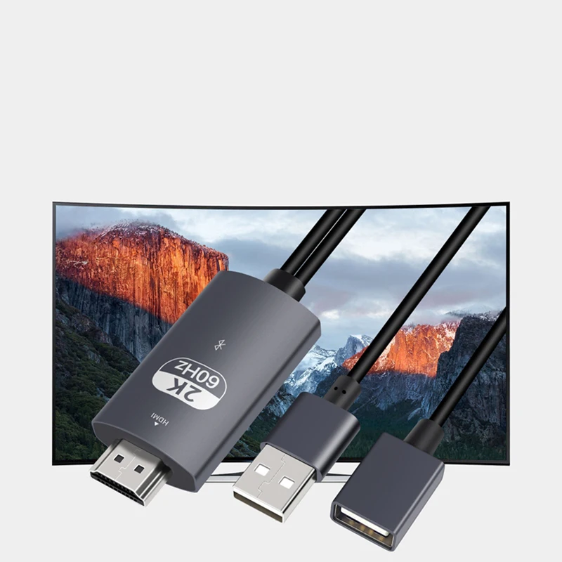 Larryjoe 2K Bluetooth USB HDMI кабель адаптер для Iphone 11 PRO MAX XS XR 6 7 8 Plus samsung S8 LG IOS Android телефон к телевизору HD tv