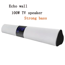 Двойной Саундбар будильник Компьютер ТВ динамик домашний кинотеатр громкий динамик сабвуфер супер бас беспроводной Bluetooth Настольный динамик s