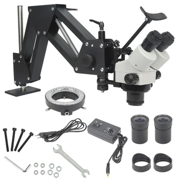 Jewelry Optical Tools Super Clear Microscope without Magnifier Stand Diamond Setting Microscope with LED Light Source