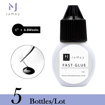

Long Black Lasting Individual Mink Eyelash Glue Adhesive 1 Second Fast Dry Fans False Lash Extension Glue