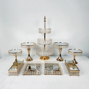 

gold cupcake tray birthday cake tools home decoration candy bar dessert table party supplier