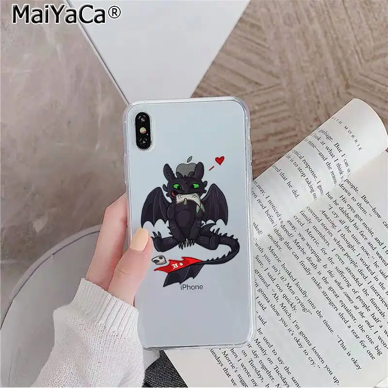 MaiYaCa Беззубик Как приручить дракона клиента высокого качества чехол для телефона iPhone 11 pro XS MAX 8 7 6 6S Plus X 5 5S SE XR - Цвет: A6