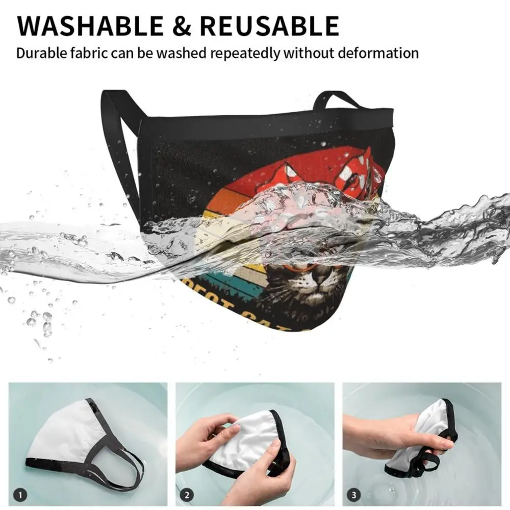 Best Cat Mom Ever , Gift Idea Pm2.5 Anti Dust Diy Reusable Face Mask Friend Wife Husband Lover Girlfriend Man Womens Souvenir