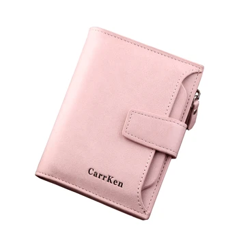 

Vintage PU Leather Men Coin Purse Small Zipper Coin Pocket Wallet Oil Wax Leather Mini Clutch Bag Card Holder