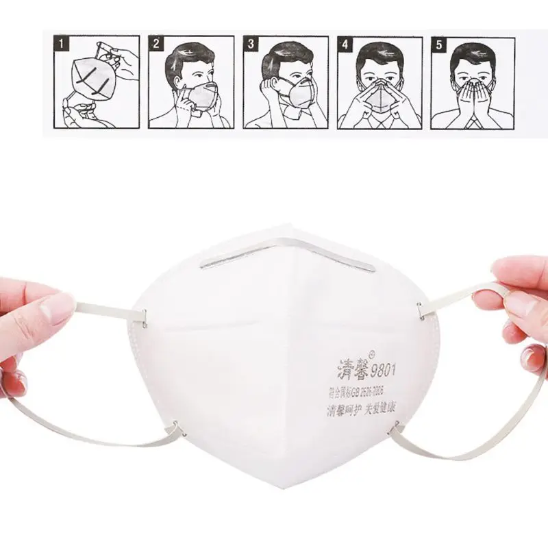 

50pack Dust Masks Disposable Anti Smoke Pollution Ash Pollen Face Mask
