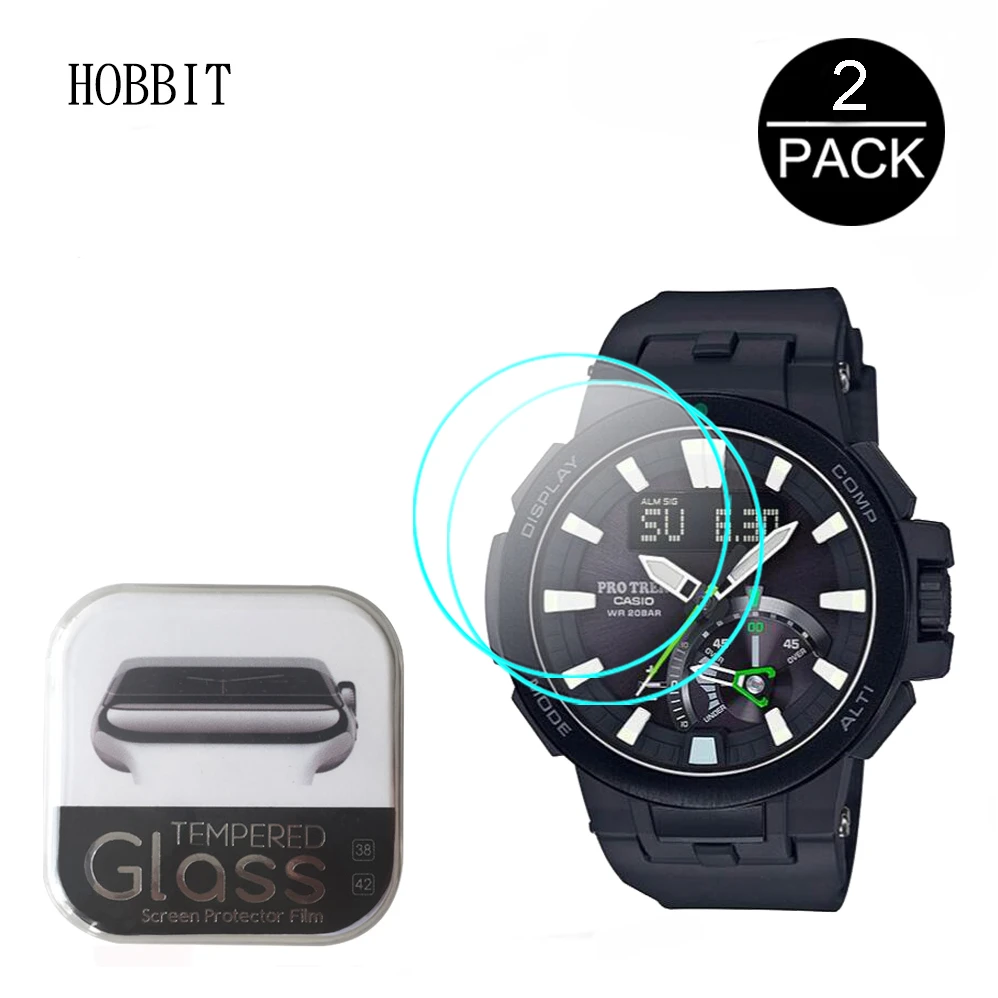 2 шт HD прозрачное закаленное стекло премиум класса для Casio PRO TREK PRW 7000 7000FC PRW7000