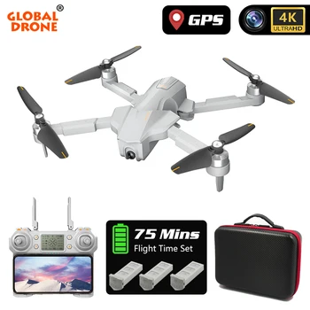 

Drone 4K GPS Drones with Camera HD Brushless Follow Me Professional Quadrocopter FPV Wifi 4K Dron VS SG906 E520 F11 PRO ZEN K1