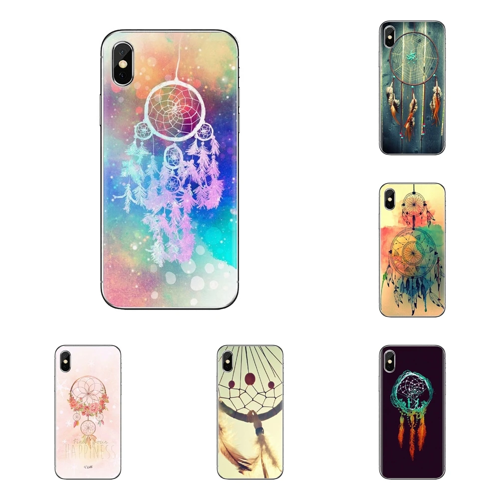 Phone Shell Cover For iPod Touch Apple iPhone 11 Pro 4 4S 5 5S SE 5C 6 6S 7 8 X XR XS Plus Max Dreamcatcher Dream catcher Flower |