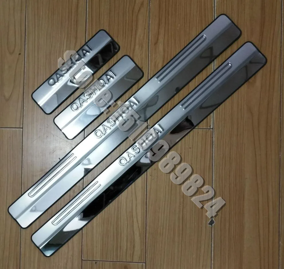 Side Door Sill Protector Threshold Scuff Plate Welcome Pedals Covers Trims Car Styling For Nissan Qashqai 2009-2019 J10 J11 | Автомобили и