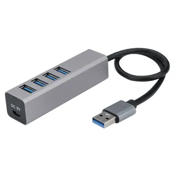 

Ouhaobin USB 3.0 HUB 4-Port Cable With Micro USB Portable Fast Charging for phone for windows 8 for Win7