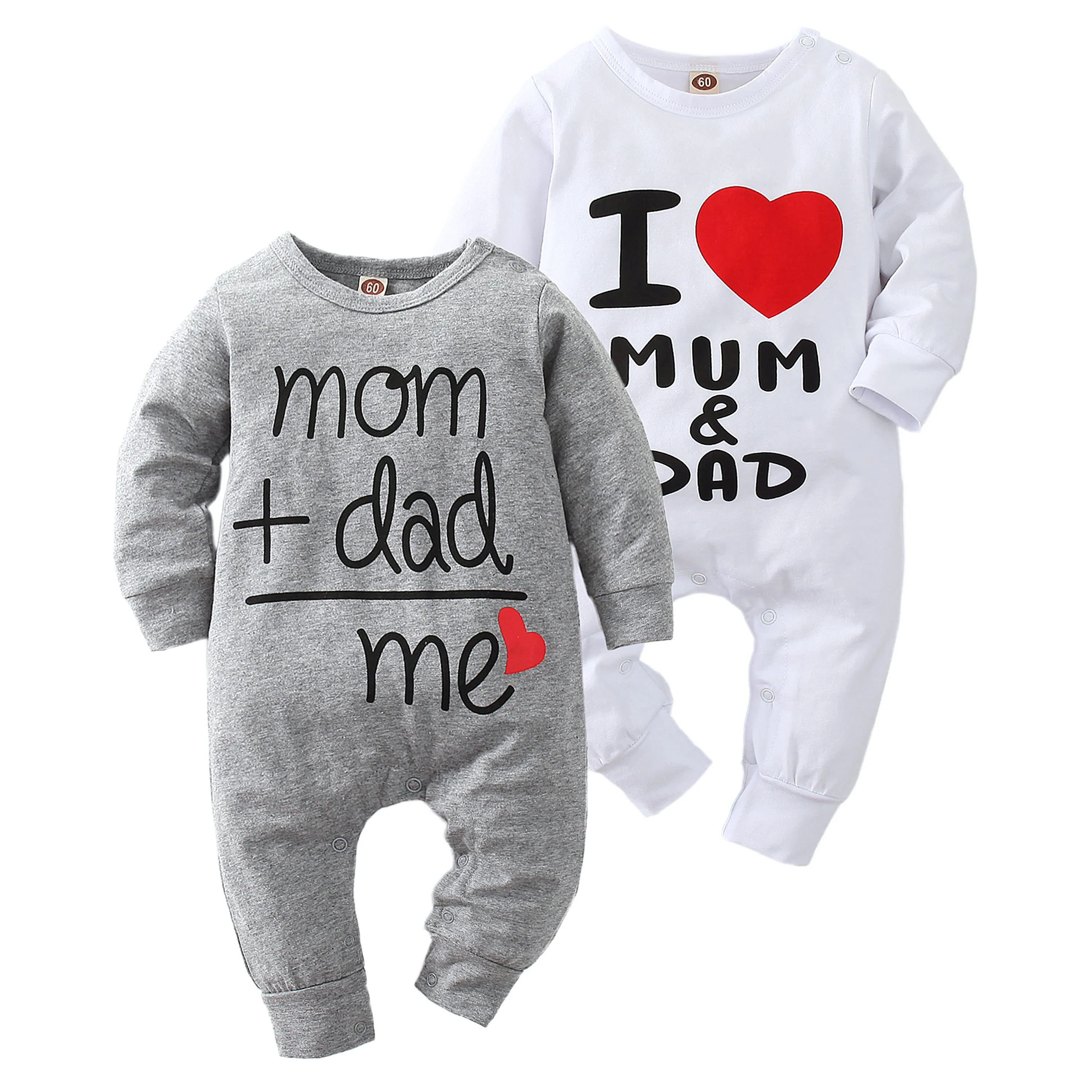 Closeout Boy Romper Jumpsuit Baby Clothing Newborn Baby-Girl White Dad Love Outfits Letter-Pattern aVj5pgnpo