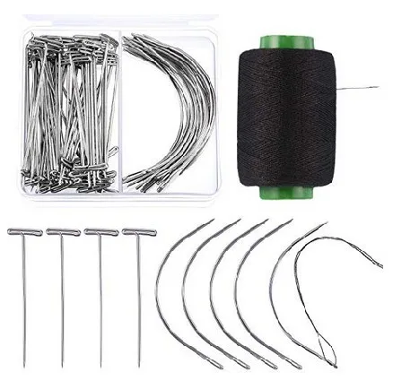 

Factory Direct Selling C Needle Curved Needle Handmade Leather Wig Twist Needle 2.5 & Amp; 3 Inches Double Case Box Cross Border