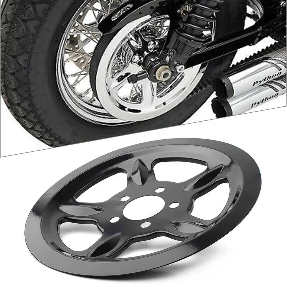 Copri Puleggia Posteriore Moto Per Harley Xl883 1200 Sportster Xl883 1200 Xl 883 1200 Nero Lucido