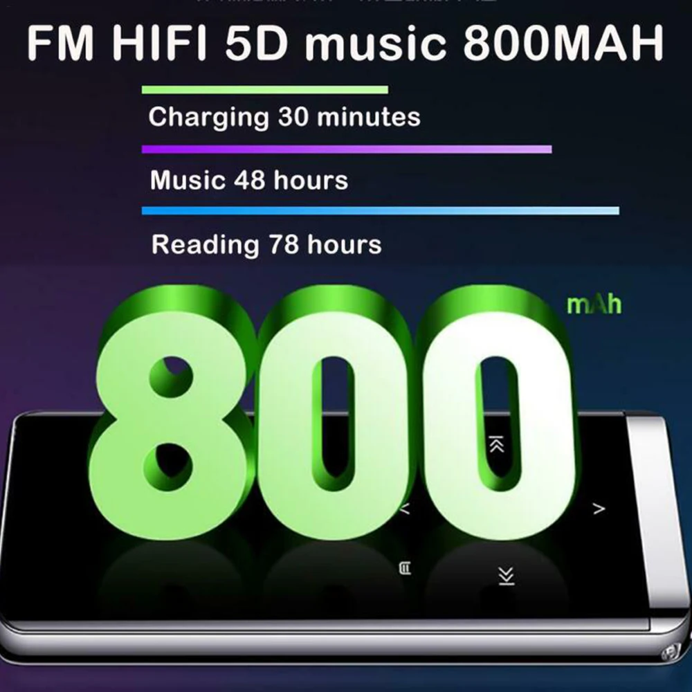 Без потерь HiFi MP3 плеер 8 Гб 16 Гб Mp3 спортивные плееры музыкальный плеер Flac аудио плеер сенсорный ключ с fm-радио диктофон
