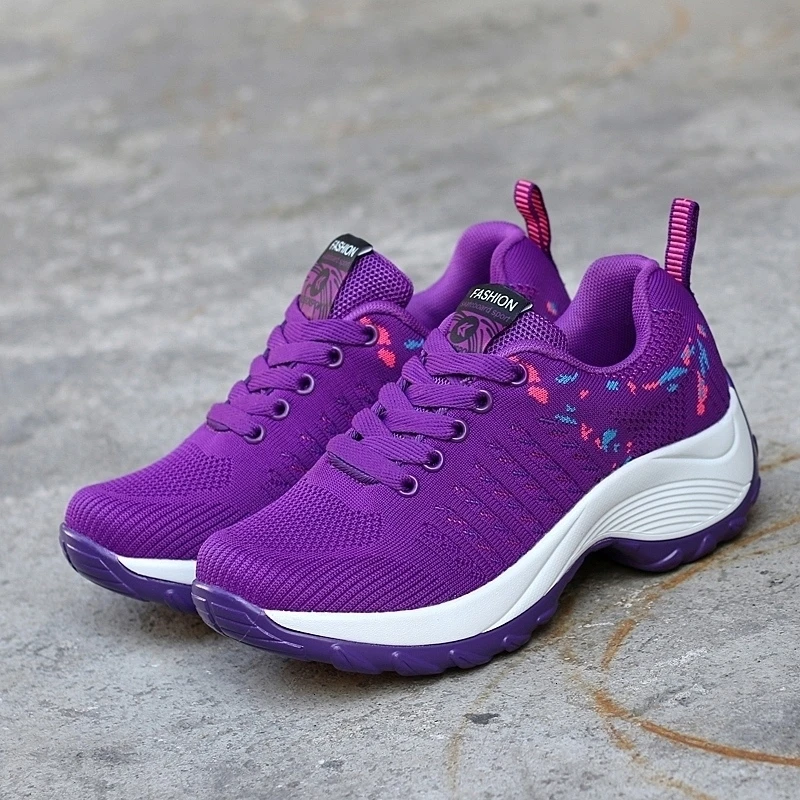 Брендовая tenis feminino; Новинка; сезон осень; женская обувь для тенниса; дышащие кроссовки на танкетке; спортивная обувь; удобные кроссовки; Zapatos De Mujer