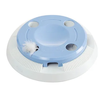 

Cat Toy Electric Feather Automatic Telescopic Funny Cat Stick Turntable Interactive Funny Toys For Cat Feather Teaser Toy 1 HOT