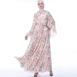 Vestidos abaya Турция исламский, арабский хиджаб халат мусульманское длинное платье Caftan Дубай длинный Восточный халат платье Femme Musulman Турция