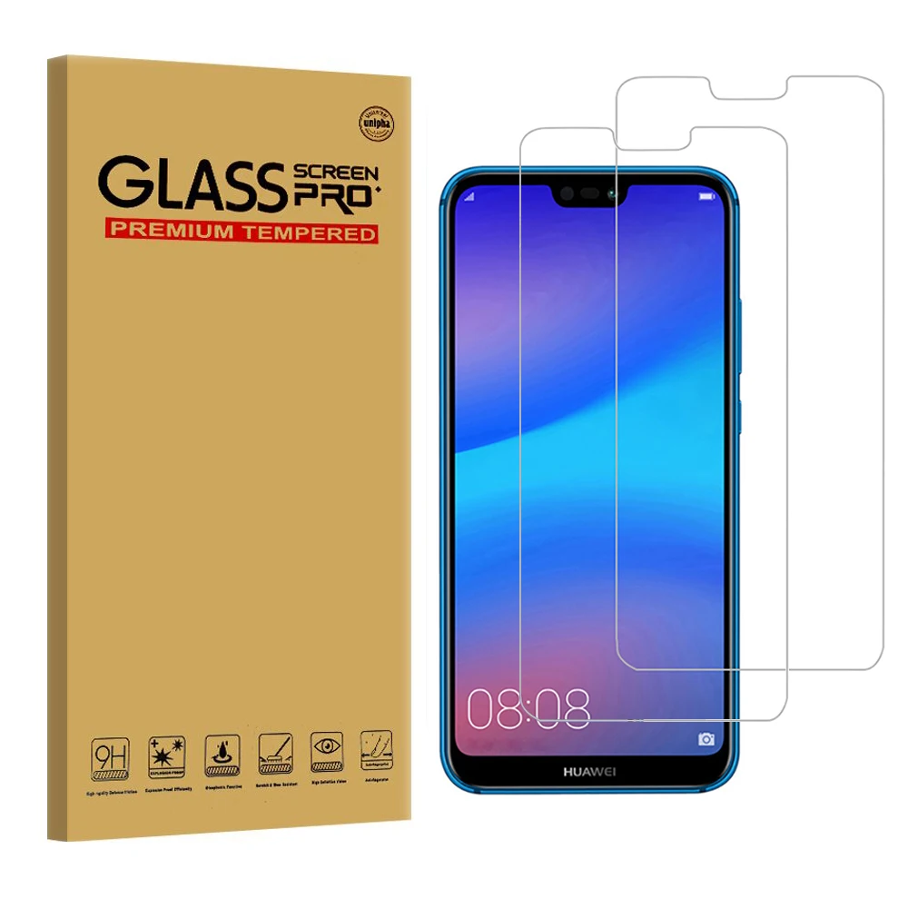 CAMDEMS 100 шт 9h 2в1 или 3в1 Закаленное стекло протектор экрана для HUAWEI Y9pro P20 P smart Z P20 lite nova 5i мобильный телефон