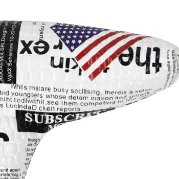 

Vintage Golf Blade Putter Cover Headcover Protective Bag W/ Closure