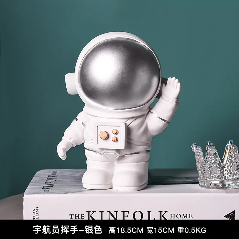 Космический человек, астронавт, скульптурные фигуры, ракета, самолет, фигурка космонавта, модель, керамический материал, статуя, украшения для дома, статуэтки - Цвет: 11