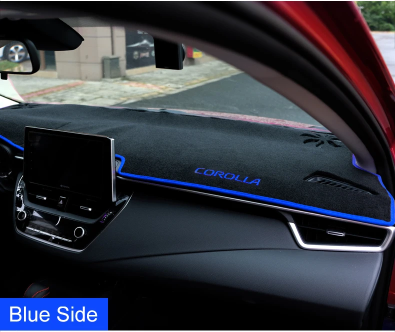 Для Toyota Corolla LHD/RHD чехол на приборную панель автомобиля коврик Избегайте подстилки под светильник солнцезащитный Ковер Анти-УФ чехол аксессуары для интерьера