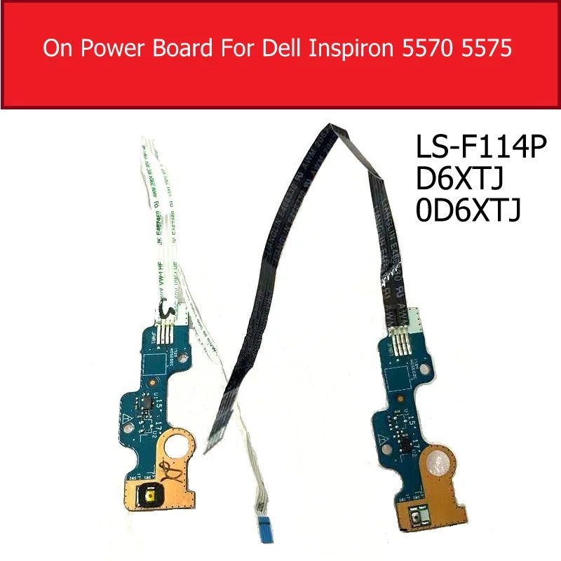 Подлинная вкл/выкл плата питания для DELL inspiron 15 5000 5570 5575 панель кнопки включения с