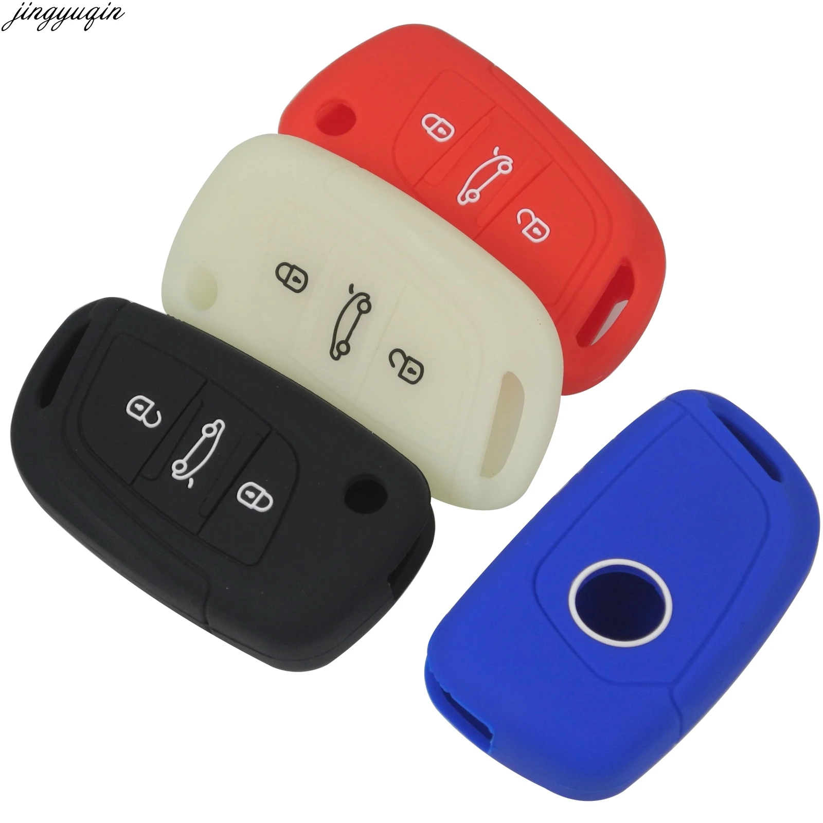 3 кнопки силиконовый чехол ключа автомобиля для PEUGEOT 207 307 308 Citroen C2 C3 C4 C5 C6 C8|Футляр