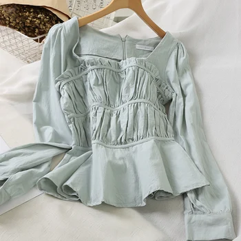 Blouse with multi gathers