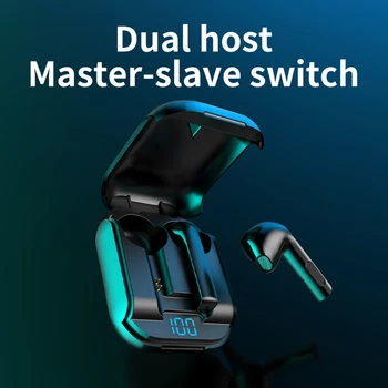 

TWS Bluetooth Earbuds Wireless Stereo Headphones with Mic for Phone Laptop PC Sports Fitness Wireless Headsets Stereo