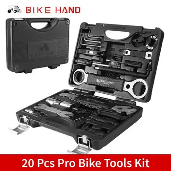 

BIKE HAND 18 in 1 Bicycle Repair Tools Kit Multi MTB Tire Chain Repair Tools Kit Hex Screwdriver Bike Tools or Daily Repair Tool