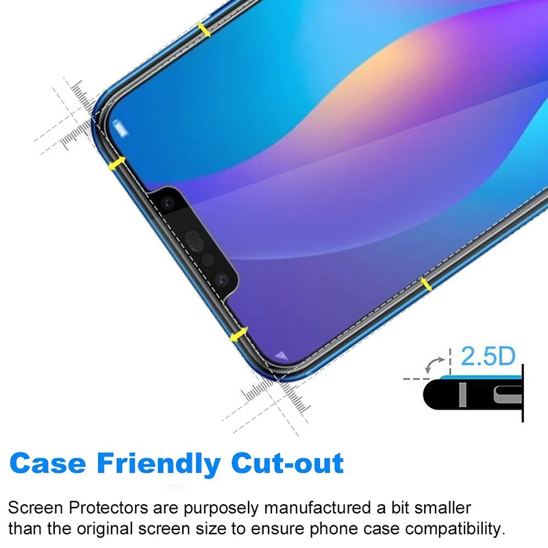 Защитное стекло для huawei Honor 8 9 10 mate lite Nova 5T 2i закаленное защитное стекло для экрана для huawei mate 10 20 pro