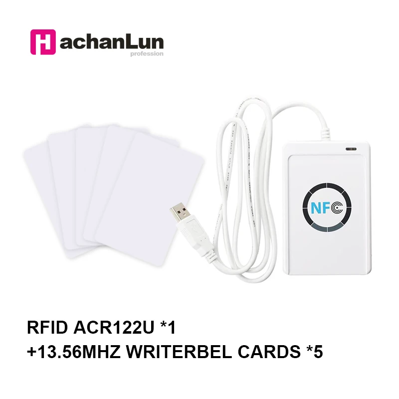 Acr122U Kit 13.56Mhz Supporto Nfc Iso / Iec18092 Smart Chip Card Crack Writer Duplicatore Lettore Di Schede Di Accesso Rfid