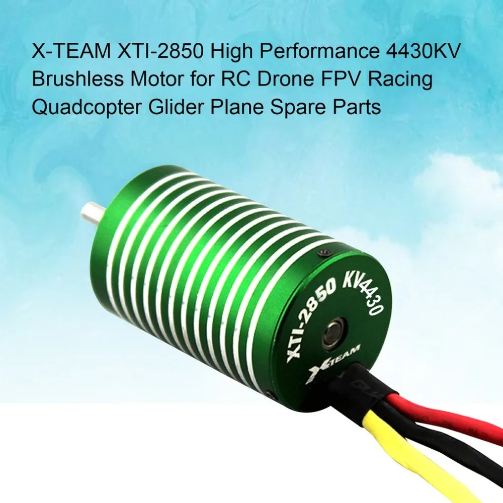 X-TEAM XTI-2850 бесщеточный бездатчиковый мотор для 1/12 RC автомобиль Лодка кораблик на дистанционном управлении модель 5280KV 4430KV 3790KV 3580KV 2950KV 2670KV 2430KV