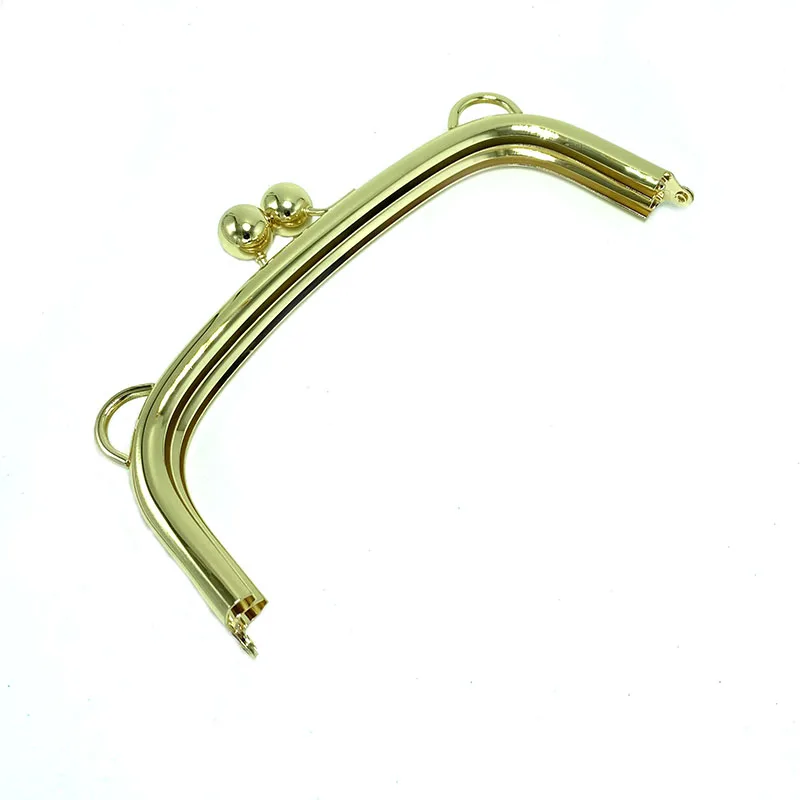 

8x3 inches Metal Purse Clasp Frame Handle Sewing Clutch Bags Accessories Making Kiss Clasp Lock for Bag