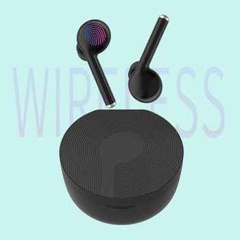 

TW40 TWS Touch Control Wireless Bluetooth 5.0 Earphone Sports Headset w/Mic for realme x2 pro Q x x2 philips kulaklık off white