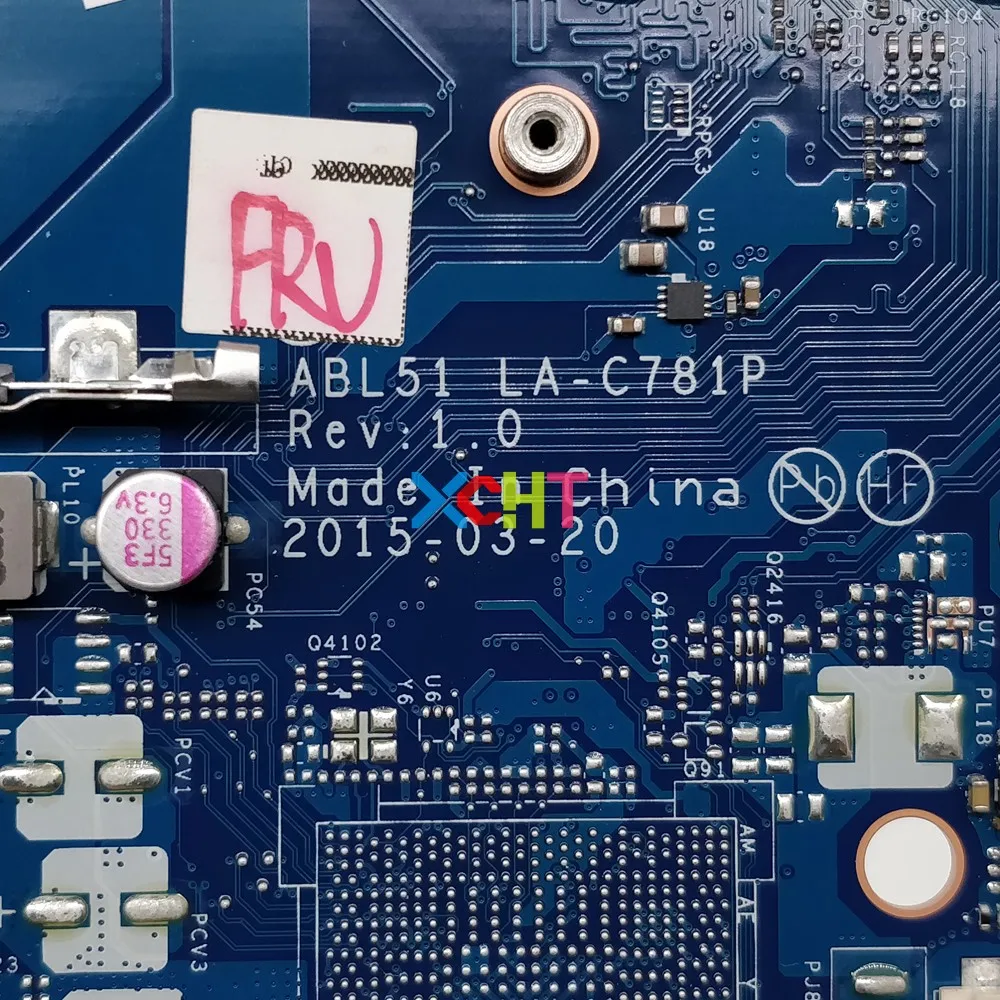 Материнская плата 814611-001 814611-501 814611-601 ABL51 LA-C781P UMA w A6-6310 cpu для ноутбука hp 255 G4