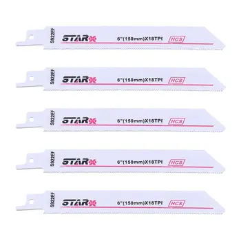 

5pcs/set Reciprocating Saw Blade Multi Cutting Jig Saw Blades For Metal Wood Cutter Tools Accessories