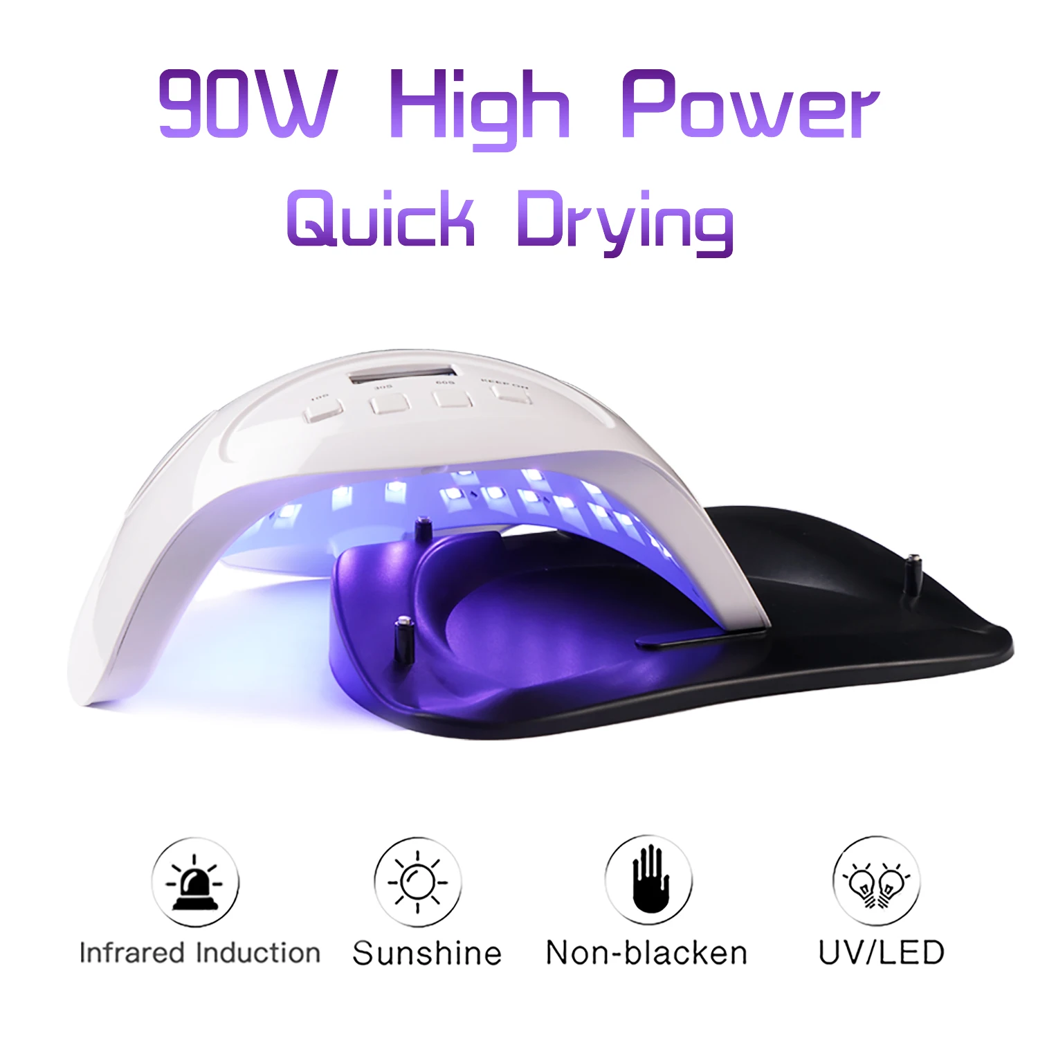 Upgrade SUN X7 Plus УФ лампа светодиодный светильник для ногтей 90 Вт Сушилка солнечный