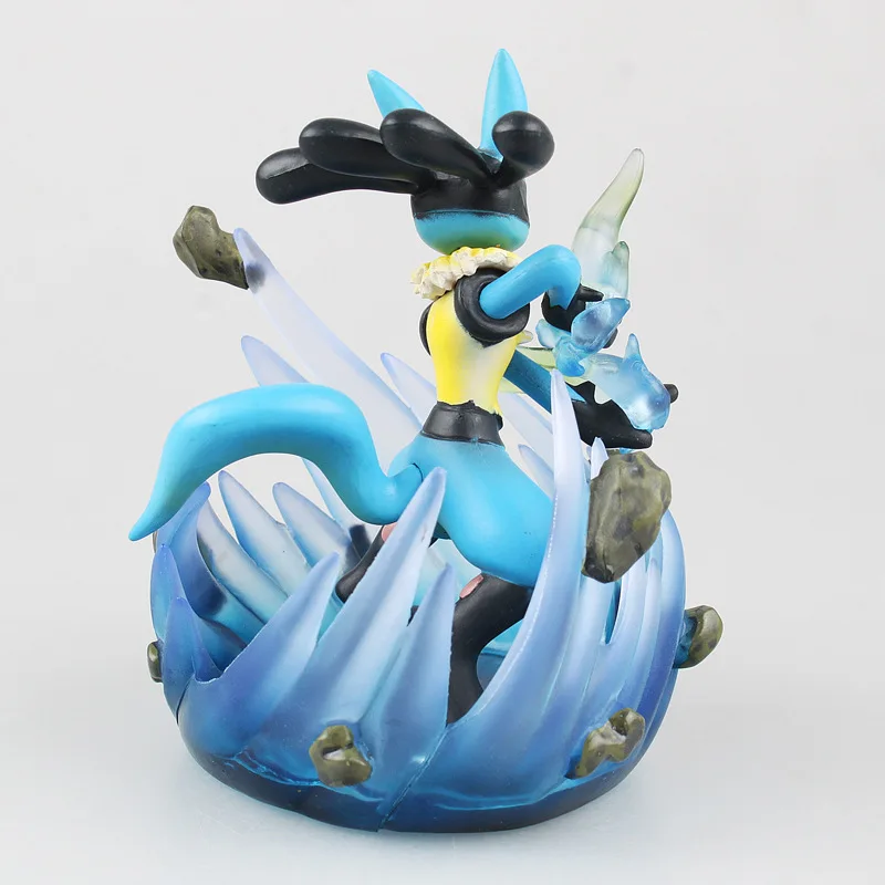 Takara Tomy украшения игрушки Lucario покемон фигурка ПВХ Модель коллекции для детей подарок на день рождения