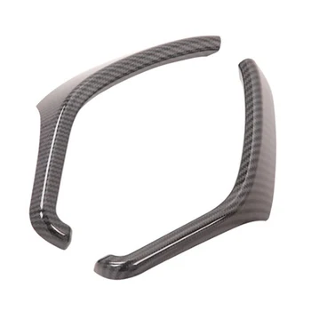 

Car Carbon Fibre Steering Wheel Dashboard Trim Side Instrument Cover Trim Frame Accessories for Ford F150 Raptor 2020