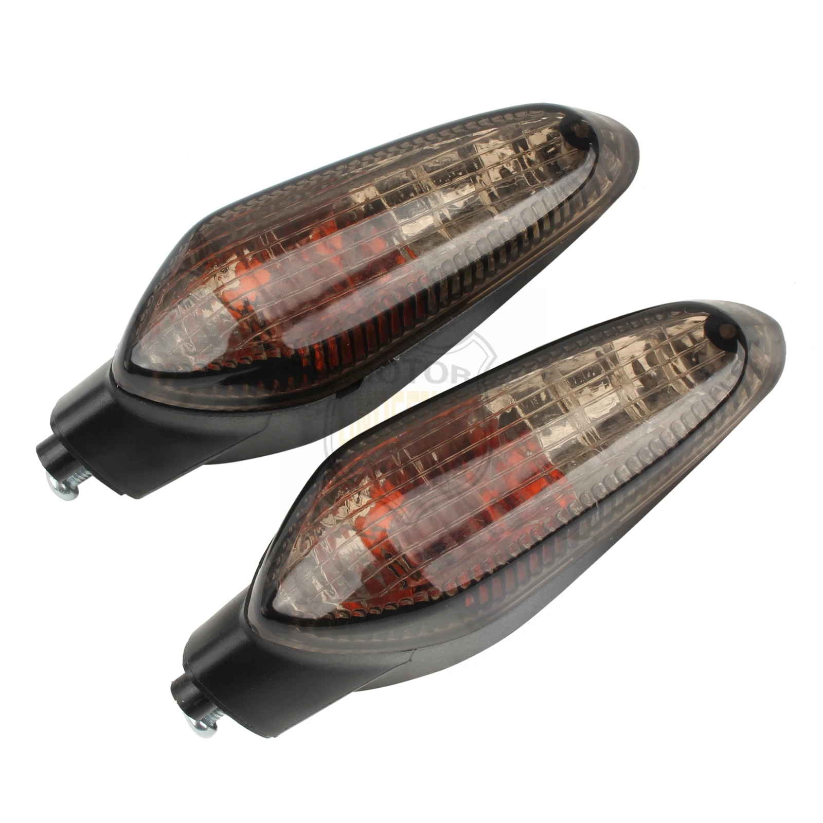 Dark Smoke Motorcycle Front Rear Turn Signal Amber Indicators Bulb For Ducati Monster 695 696 796 821 1100/S/EVO 1200 12V 10W