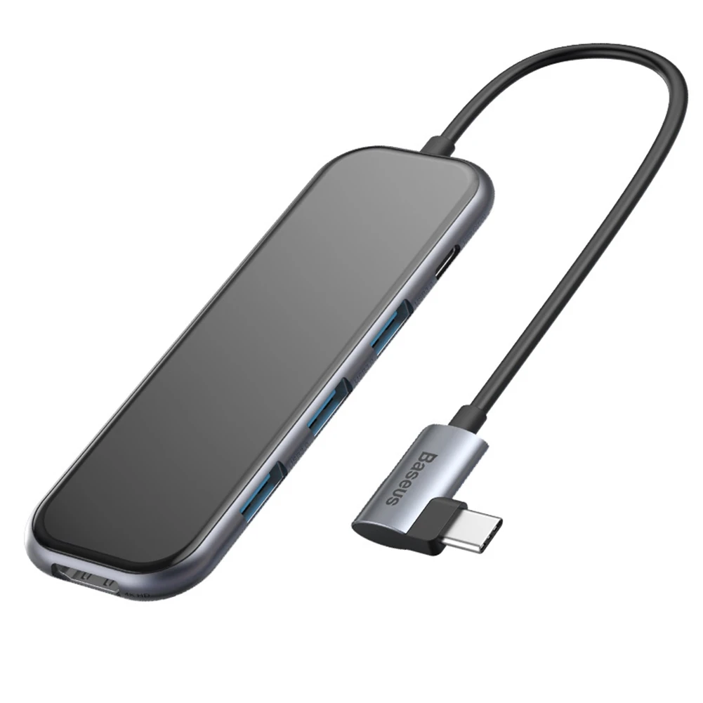 

Baseus UCN3277 USB Type-C 3.0 HUB 3 USB3.0 4K HDMI PD Charging Adapter Dock Splitter for Laptop Desktop Computer PC