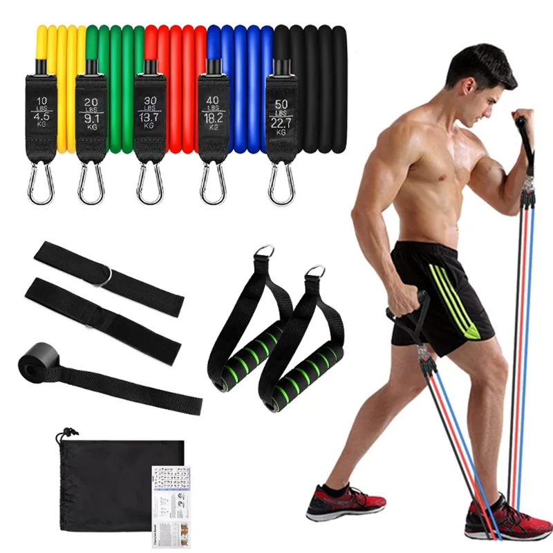 Free Fast Delivery TaxFree Free Shipping 11pcs Resistance Bands